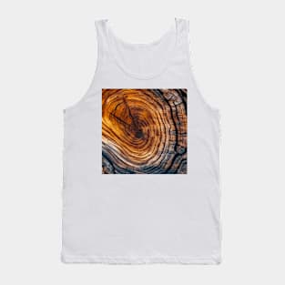 Luxury Antique Wood Pattern Art Tank Top